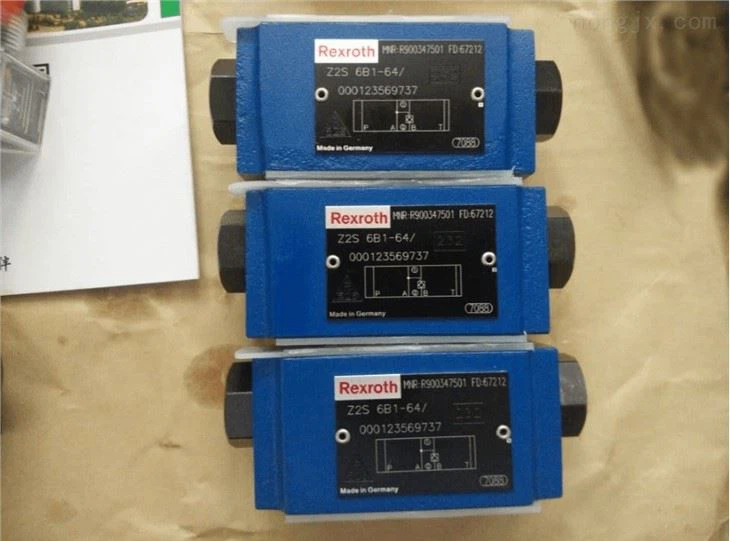 Z2S10 Z2S16A Z2S22A Z2S6B Z2S10B Z2S16B Z2S22B Retningskontrol modulært betjent kontrahydraulikventil